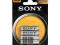 Baterie BATERIA - SONY AAA ( R03 ) 1,5V - 4 szt