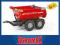 Rolly Toys Trailer 122172 Przyczepka wywrotka czer