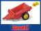 Rolly Toys Trailer 122738 Przyczepka czerwona