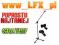 Stabilny statyw mikrofonowy + 2 uchwyty GRATIS !