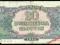 20 ZŁOTYCH 1944 SERIA BM 6 CYFR z błędem