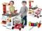 SMOBY 24069 SUPERMARKET Z KASĄ ELEKTRONICZNĄ WÓZEK