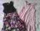 2 Sukienki + 2 Bluzy dla Dziewczynki rozm116 HM