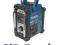 Radio budowlane Makita BMR104 DAB/FM 18V 4,124