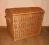 DUŻY kufer wiklinowy-KOSZ NA ZABAWKI-koszyk