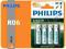 `4 baterie Philips LongLife R06 AA 1,5V