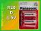 6 x BATERIA PANASONIC ZINC CARBON R20 D (BL)