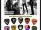 ALICE IN CHAINS Guitar Picks +Autografy DISPLAY A4