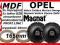 Głośniki Opel Vectra Vivaro Zafira dystanse MDF