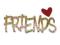 (GOSIA) wykrojnik Sizzix 658361 napis FRIENDS