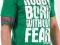 Tshirt Gonga Rugby Born with fear Green roz L -20%