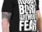 T-shirt Gonga Rugby Born with fear black XXL -20%