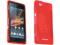 Etui czerwone Gel elastyczne Sony Xperia M + folia