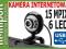Kamera internetowa 15Mpix + mikrofon + 6 diod LED