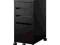 IKEA komoda na kółkach MICKE szafka czarnobrąż FV