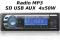 RADIO SAMOCHODOWE RADIOODTWARZACZ MP3/SD/USB