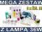 ZESTAW DO PAZNOKCI, TIPSY 6xŻELE, LAMPA UV36W XXL