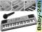 KEYBOARD SYNTEZATOR ORGANY+ MP3 ZASILACZ MIKROFON