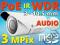 3MPix Kamera IP 3-10,5mm motozoom WDR PoE SD VoIP