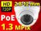 1.3MPx Kopułkowa Kamera IP 2.8-12mm FullHD 30m PoE