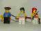 PIRACI - zestaw - figurka x3 Lego pirates