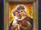 OBRAZ Z BURSZTYNU - IKONA MATKI BOSKIEJ