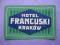 HOTEL FRANCUSKI KRAKÓW lata 20