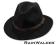 WODOODPORNY czarny kapelusz Indiana Jones pasek 60