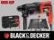 BLACK&amp;DECKER KD860KA młotowiertarka + wiertła