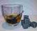 Kamienie do WHISKY 9SZT kostki lodu BLACK ciemne