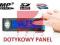 RADIO SAMOCHODOWE DOTYKOWY PANEL USB MP3 SD KOLORY