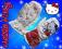 Hello Kitty rękawiczki KID MITT białe 1-2 lat r.1