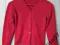 Rozpinany czerwony sweter 146 cm