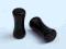 TUNEL PLUG PEŁNY CZARNY AKRYLOWY 2-3 mm + GRATIS