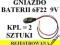 Zatrzask na baterie 6F22 6LR61 9V kijanka KPL=2szt