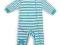 Juddlies Pajacyk Scuba Blue Stripe 0-3m