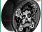 Plug 18 mm z akrylu - Skull Lady