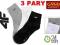 Skarpety SPORTOWE 3 pary fitness 4F STOPKI 39-42