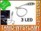 MINI LAMPKA USB 3 LED DO LAPTOPA SUPER JASNA TANIA