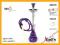 Fajka wodna shisha Saigon 65cm fioletowa Aladin
