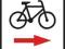 Znak Drogowy Rower Rowerowy ścieżka rowerowa szlak