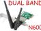 Karta sieciowa WIFI N600 Edimax 7722PnD PCIex Dual