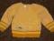 sweter kolor żółty rozmiar 104 cm