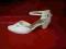 buty ślubne obuwie damskie białe niskie 42 CASANI