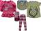 Zestaw  2 ciuszków na 5-6 lat i legginsów na 7 lat