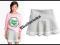 H&amp;M spódnica dresowa rozkloszowana 134/140