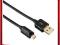 KABEL USB 2.0 USB A - MICRO USB B Z DIODĄ LED 1,5M