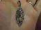 WISIOREK SREBRNY 925 Z AMETYSTEM. ART DECO