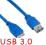 Kabel 0,5m microUSB 3.0 (M) - USB3.0 A (F) gniazdo