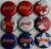 - zestaw USA BUDWEISER letnia edycja 2013 9szt. -